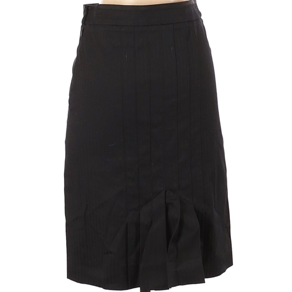 Marc by Marc Jacobs Knee Length Solid Black Skirt sz 0 EUC